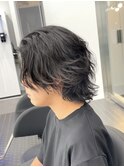 大人ミディアム　サーフスタイルパーマ