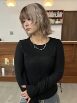 リヴ ウメダ(LIV umeda)&nbsp;ホワイトブロンド×ブラウン/ブリーチ/ダブルカラー【梅田】