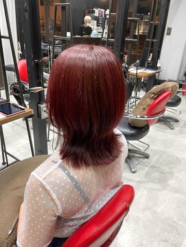ポリッシュヘアーメイク 金町店(POLISH hair make) ボルドーカラー