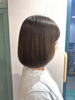 ヘアサロン ナノ(hair salon nano)&nbsp;髪質改善/白髪ぼかし/白髪ぼかしハイライト/ボブ/ベージュ