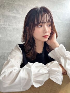 ビームズヘア 藤が丘店(Bee Ms HAIR) ゆるふわロングベージュカラーブリーチしない透明感カラー