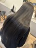 カット＋柔らか美髪ストレート＋高濃度トリートメント ￥18000