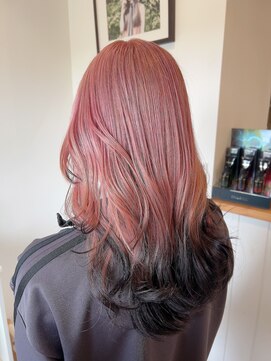 ジジ フィーカ 佐野(Gigi fika) ピンクエンドカラー