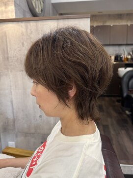 アムレヘアーエタ(amule hair eta) 【amule hair eta】カッコカワイイウルフパーマ/30代 40代 50代