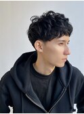 メンズベリーショートパーマ面長絶壁ハチ張りK20250728R