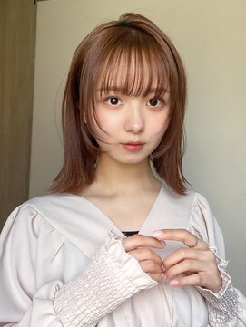 ラルユー 金山(LallYou) 20代シースルーぱっつん前髪で可愛いくびれボブ結べるボブ