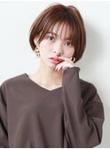 [K-two青山]小顔カットで丸みショート/アッシュブラウン[表参道]