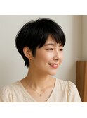 黒髪ショート　20代 30代 40代 50代 60代