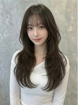 韓国くびれヘア ヨシンモリ 髪質改善 艶髪 黒髪 透明感カラー