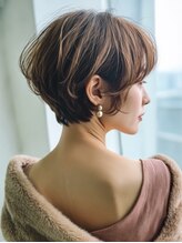 【白髪ぼかしカラー】脱白髪染め・ナチュラルな艶感の若々しいカラー【TELA HAIR 南柏】