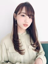 ワンコンセプト(ONE CONCEPT)&nbsp;ロング/レイヤーカット/前髪/ブラウンカラー