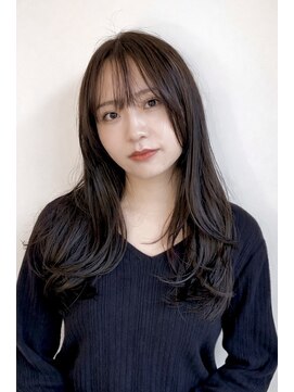 ジプソ(Gypso) 低めのロングレイヤーカット＊オリーブグレージュ