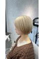 La fith hair SHISEI 名古屋2号店【ラフィス ヘアー シセイ】【4月9日OPEN(予定)】 ブロンド×ミニボブハイトーン維持にお勧めです◎◎