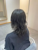 レンジヘアー(lange hair)&nbsp;レイヤーパーマ【鈴鹿/レイヤー/髪質改善/ウルフカット】