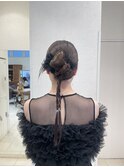 リボンが可愛い！カチモリヘアセット