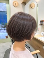 ポルト 元住吉店(Porte)&nbsp;コンパクトボブ×ウォームブラウン