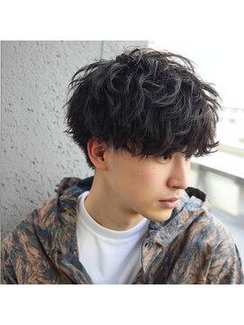 アンサ 阪急桂店(ANSA) マッシュ/ラウンドマッシュ/メンズ/パーマ/束感/楽/阪急桂