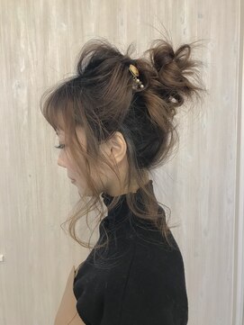 シルベット(Silvet) ラフなお団子アレンジ