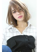 ブラン 梅田(Blanc)&nbsp;【Blanc 梅田】ベージュカラー/伸ばしかけ/ボブ/３Dカラー