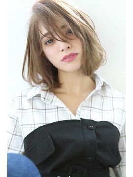 ブラン 梅田(Blanc) 【Blanc 梅田】ベージュカラー/伸ばしかけ/ボブ/３Dカラー