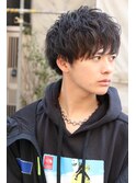 横顔も決まるヘア!ツーブロック×NAVYオリジナルミックスパーマ