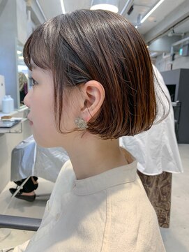テトヘアー(teto hair) フレンチボブ、ショートボブ、ベージュ