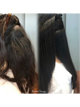 ロアナ 六本木(LOANA ROPPONGI) ボリュームダウン!くせ毛の方へ!地毛風ストレート!(縮毛矯正)