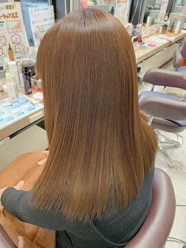 美容室 ケン(KEN) ≪３０代≫女優の様に髪質を改善した。ベージュブラウン