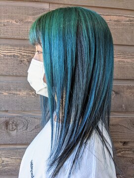 アクトエスポワール(Act espoir) ターコイズブルー×ブラックカラー☆