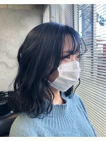 ボウ(BOW)&nbsp;韓国風ブルーブラック