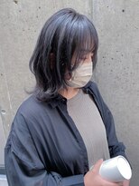 レフ(LEF)&nbsp;【オダオススメ！】レイヤーウルフミディ×ネイビーグレー