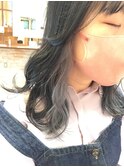 インナーカラー　グレージュ　Neolive capu町田店
