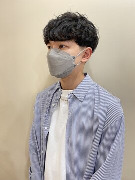 レーヴス(REVES) くせ毛風ニュアンスパーマ　ナチュラルマッシュ