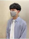 くせ毛風ニュアンスパーマ ナチュラルマッシュ