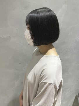 ビューティーマーケット アングゥ イオンモール名取(BEAUTY MARKET ungu) ナチュラルグレーボブスタイル