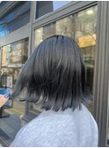 外ハネダークブルージュ