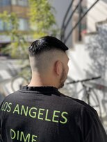 MEN'SHAIRツーブロック束感ショート波巻きハイライト51