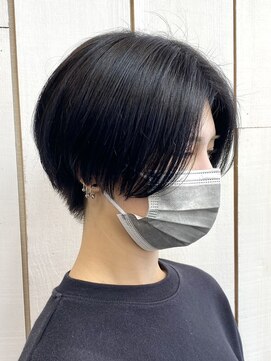 キャラ 池袋本店(CHARA) 大人可愛い 韓国マッシュハンサムショートボブ【池袋/ショート】