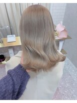 ロンド レア 天神大名店(Lond Le’a)&nbsp;ミルクティーベージュダブルカラーインナーカラーケアブリーチ