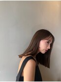 【大人ヘア】切りっぱなしボブ