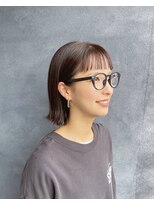 フリー(FREEY) 切りっぱなし外ハネ× オン眉パッツン