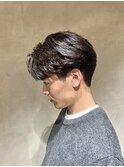 センターパート/ニュアンスパーマ/メンズスタイル
