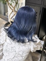 ヲタク(wotaku.) ブルーラベンダーネイビーくすみカラー透明感カラーケアブリーチ