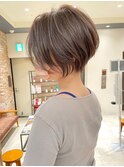 30代/40代/50代/前下がりショートボブ×透明感カラー【NAYUMI】