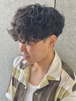 ニアウ 太田店(Niau)&nbsp;シャドウパーマメンズパーマ波巻きスパイラルパーマアイブロウ