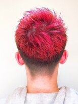 デザイニングヘアードゥ(designing hair Deux)&nbsp;メンズブリーチレッドカラー　【メンズ/メンズカラー/ブリーチ】