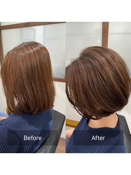 レアワンハナレ センター北美容院(lea/1 HANARE) ショートボブ