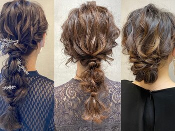ヴィーヴォ 天六店(VIVO)の写真/【ヘアセットアレンジ¥3850】女子会から結婚式やパーティーまでいつもよりワンランク『キレイ』にセット♪