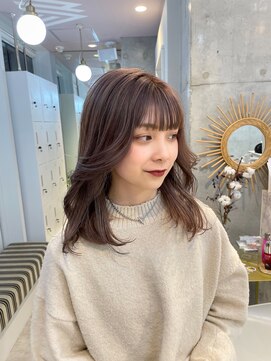 オルセン(OLSEN) ラベンダーグレージュ ミディアム