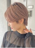 30代40代大人女性/前髪ありショートボブ/ショートヘア/髪質改善